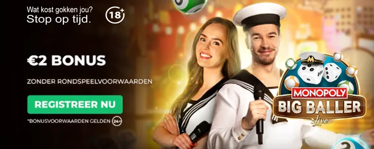 2 euro no deposit bonus bij 711 casino screenshot