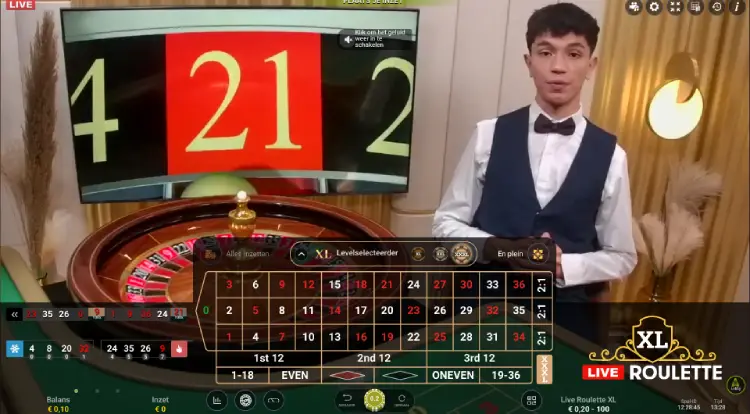 Live Roulette XL