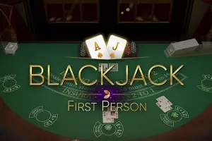 First Person Blackjack spelen van Evolution